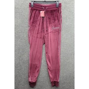 Guess Deck Velour Jogger Red Women's XS NWT (MSRP $50)
